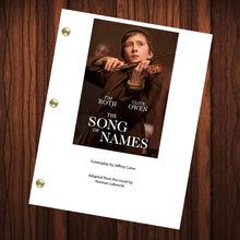 Load image into Gallery viewer, The Song Of Names Movie Script Reprint Full Screenplay Full Script
