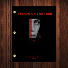 Load image into Gallery viewer, The Girl on the Train Movie Script Reprint Full Screenplay Full Script Emily Blunt
