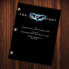 Load image into Gallery viewer, The Dark Knight Movie Script Reprint Full Screenplay Full Script Batman
