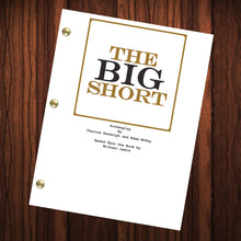 Load image into Gallery viewer, The Big Short Movie Script Reprint Full Screenplay Full Script
