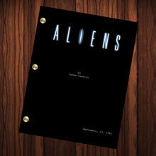 Load image into Gallery viewer, Aliens Movie Script Reprint Full Screenplay Full Script James Cameron
