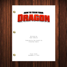 Load image into Gallery viewer, How to Train Your Dragon Movie Script Reprint Full Screenplay Full Script
