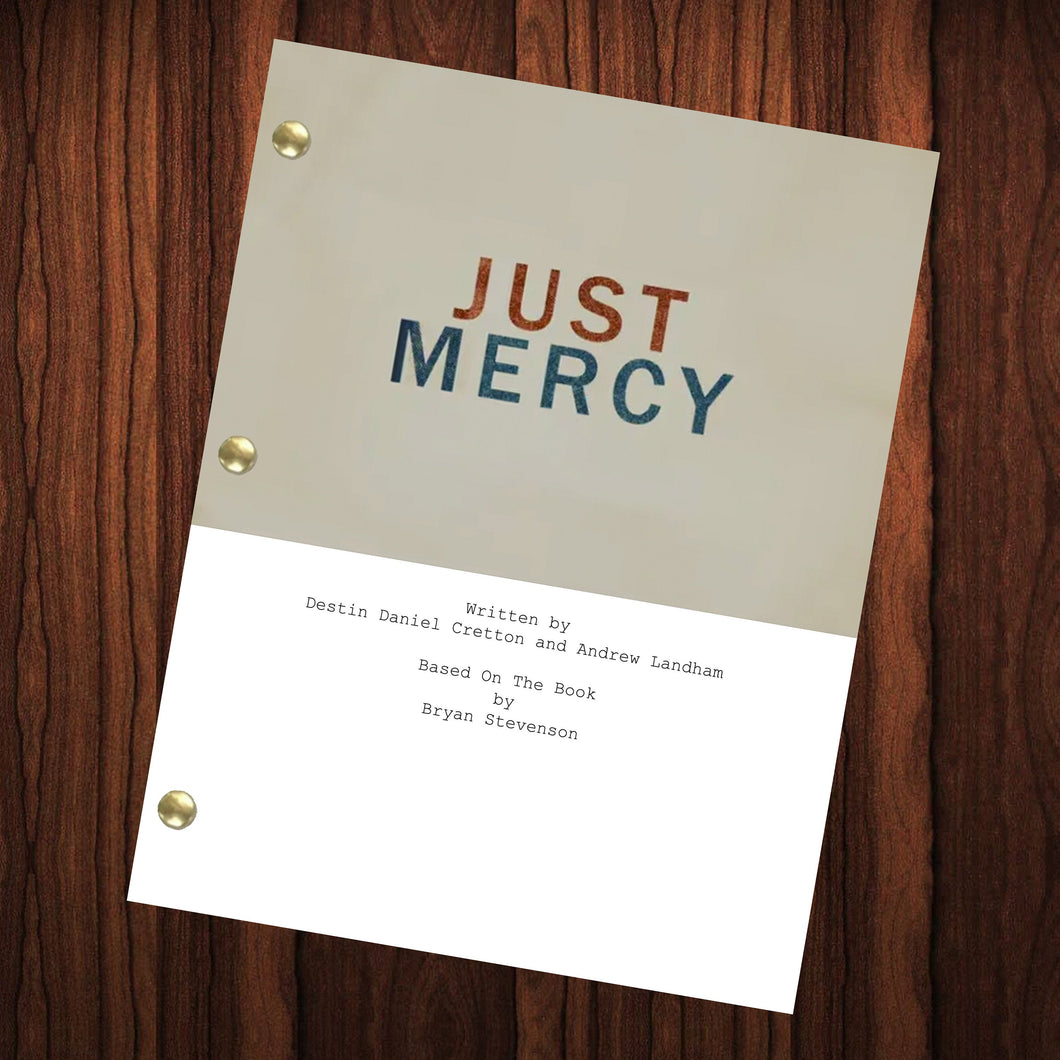 Just Mercy Movie Script Reprint Full Screenplay Full Script