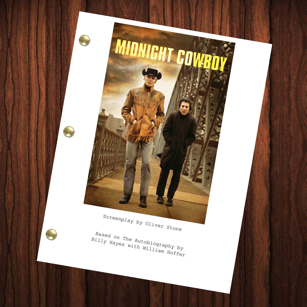 Midnight Cowboy Movie Script Reprint Full Screenplay Full Script Jon Voight