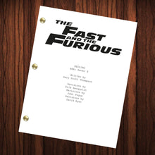 Load image into Gallery viewer, Fast &amp; Furious Movie Script Reprint Full Screenplay Full Script The Fast And The Furious
