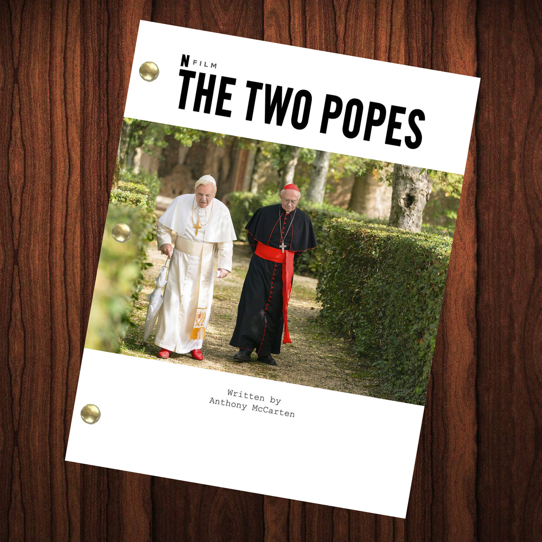 The Two Popes Movie Script Reprint Full Screenplay Full Script