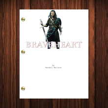 Load image into Gallery viewer, Braveheart Movie Script Reprint Full Screenplay Full Script
