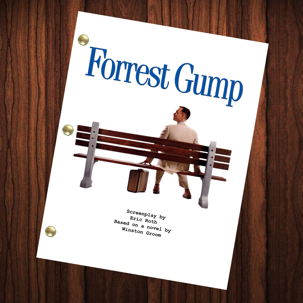 Forrest Gump Movie Script Reprint Full Screenplay Full Script Tom Hanks