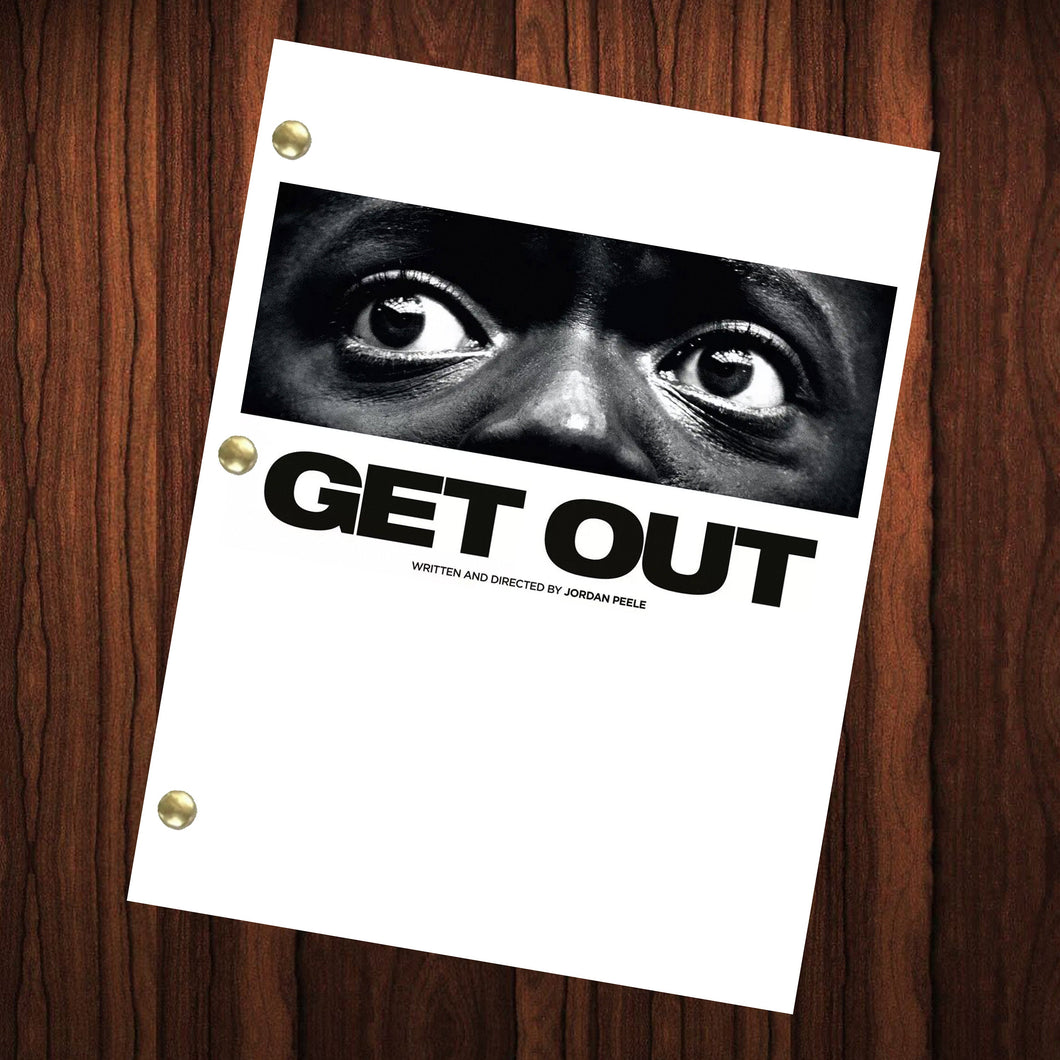 Get Out Movie Script Reprint Full Screenplay Full Script