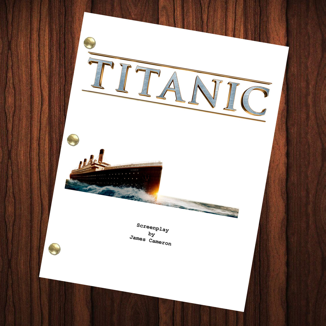 Titanic Movie Script Reprint Full Screenplay Full Script James Cameron