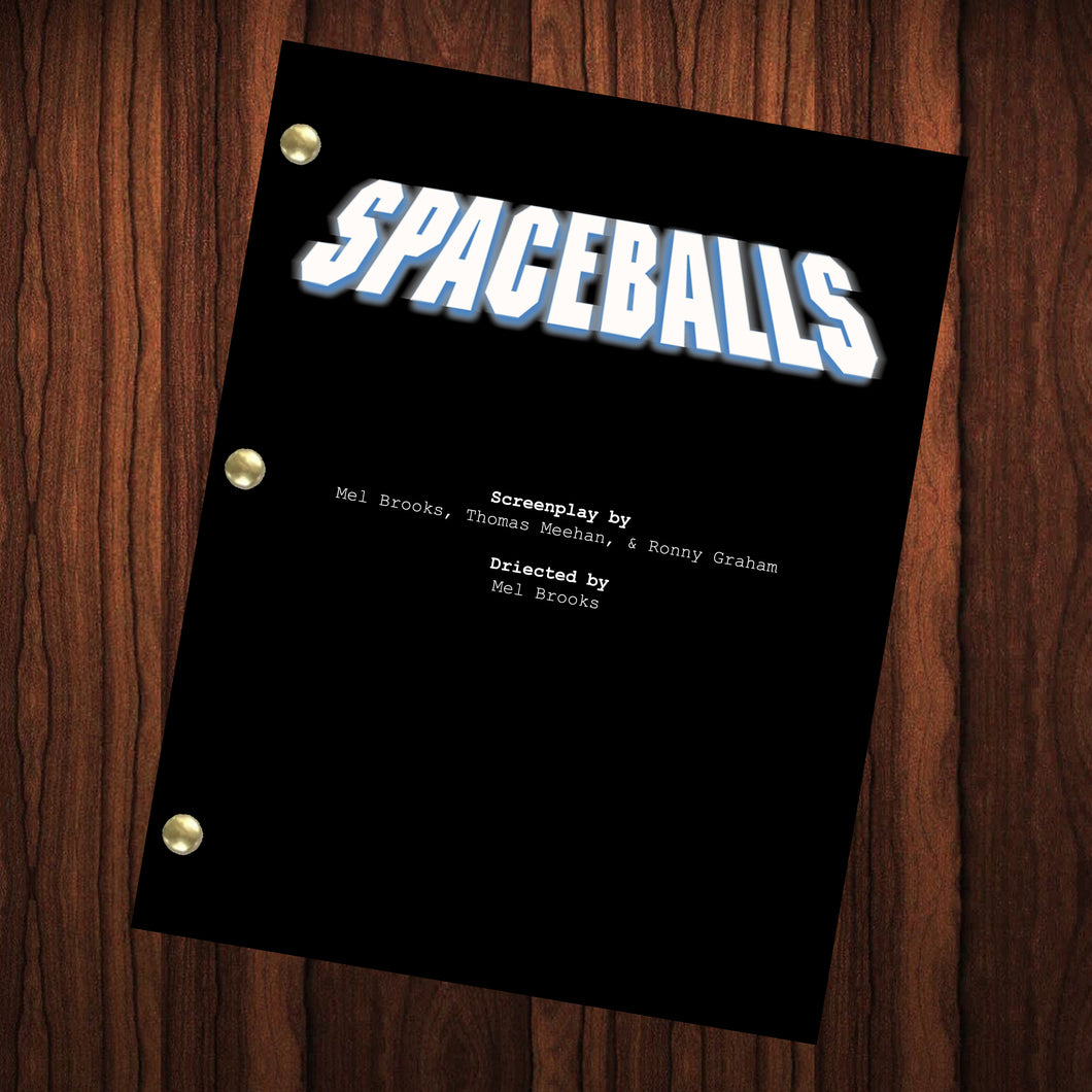Spaceballs Movie Script Reprint Full Screenplay Full Script Mel Brooks