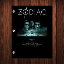Load image into Gallery viewer, Zodiac Movie Script Reprint Full Screenplay Full Script
