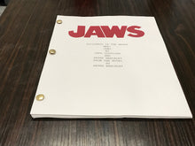 Load image into Gallery viewer, Jaws Movie Script Reprint Full Screenplay Full Script
