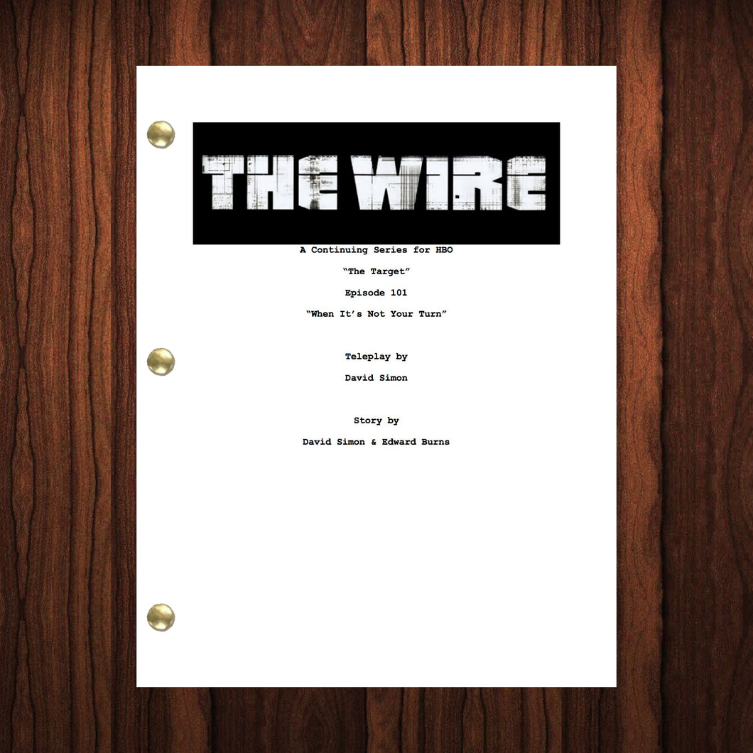 The Wire TV Show Script Pilot Episode Full Script