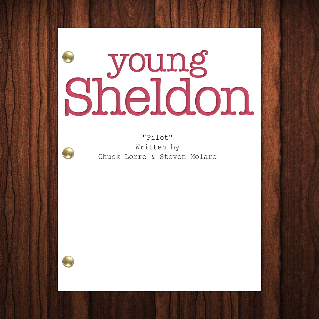 Young Sheldon TV Show Script Pilot Episode Full Script Full Screenplay
