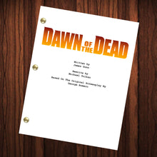 Load image into Gallery viewer, Dawn Of The Dead Movie Script Reprint Full Screenplay Full Script
