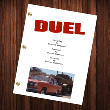 Load image into Gallery viewer, Duel Movie Script Reprint Full Screenplay Full Script Steven Spielberg
