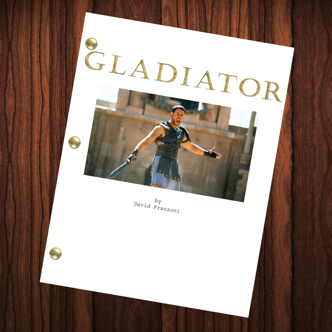Gladiator Movie Script Reprint Full Screenplay Full Script