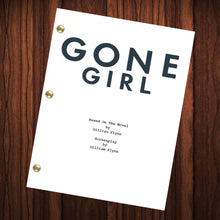 Load image into Gallery viewer, Gone Girl Movie Script Reprint Full Screenplay Full Script
