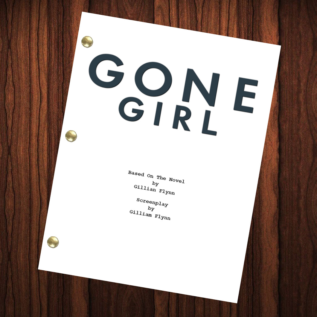 Gone Girl Movie Script Reprint Full Screenplay Full Script