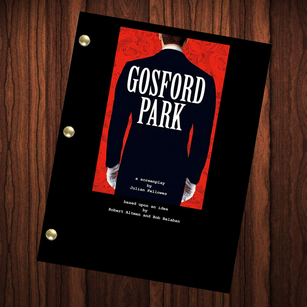 Gosford Park Movie Script Reprint Full Screenplay Full Script