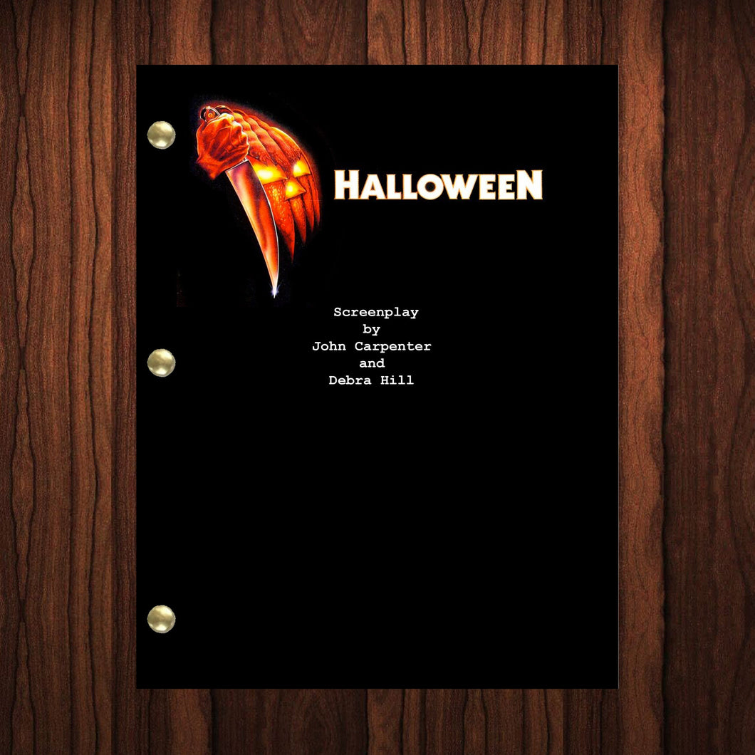 Halloween Movie Script Reprint Full Screenplay Full Script John Carpenter