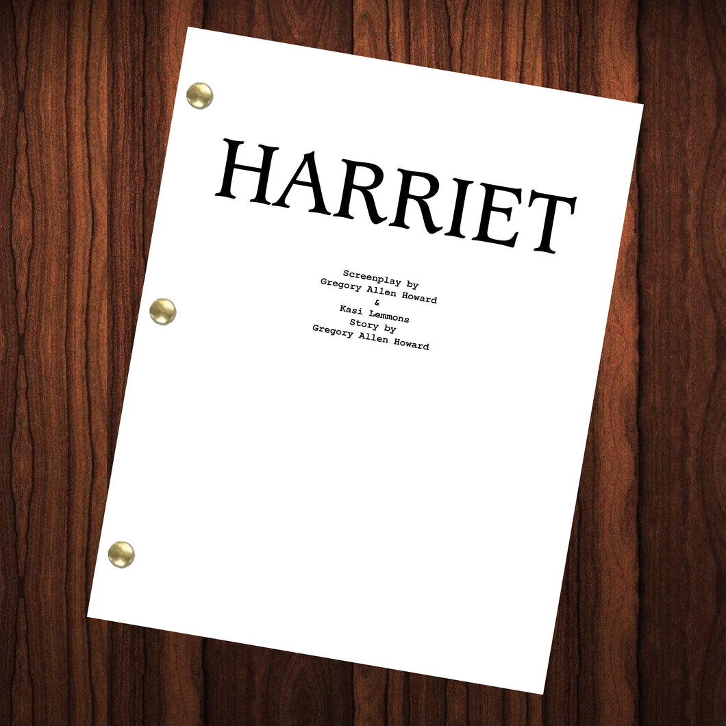 Harriet Movie Script Reprint Full Screenplay Full Script