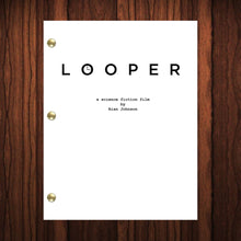 Load image into Gallery viewer, Looper Movie Script Reprint Full Screenplay Full Script
