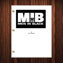 Load image into Gallery viewer, Men In Black Movie Script Reprint Full Screenplay Full Script Will Smith
