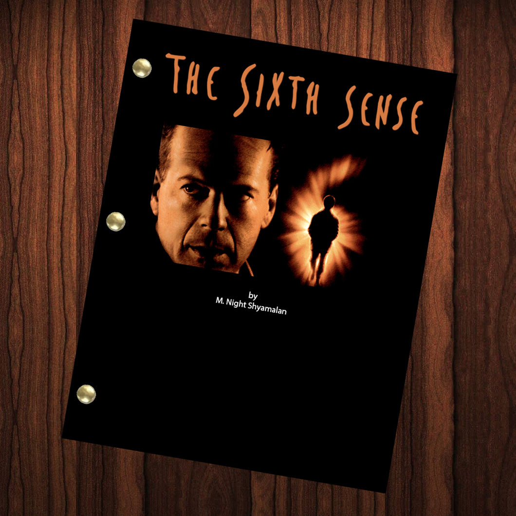The Sixth Sense Movie Script Reprint Full Screenplay Full Script