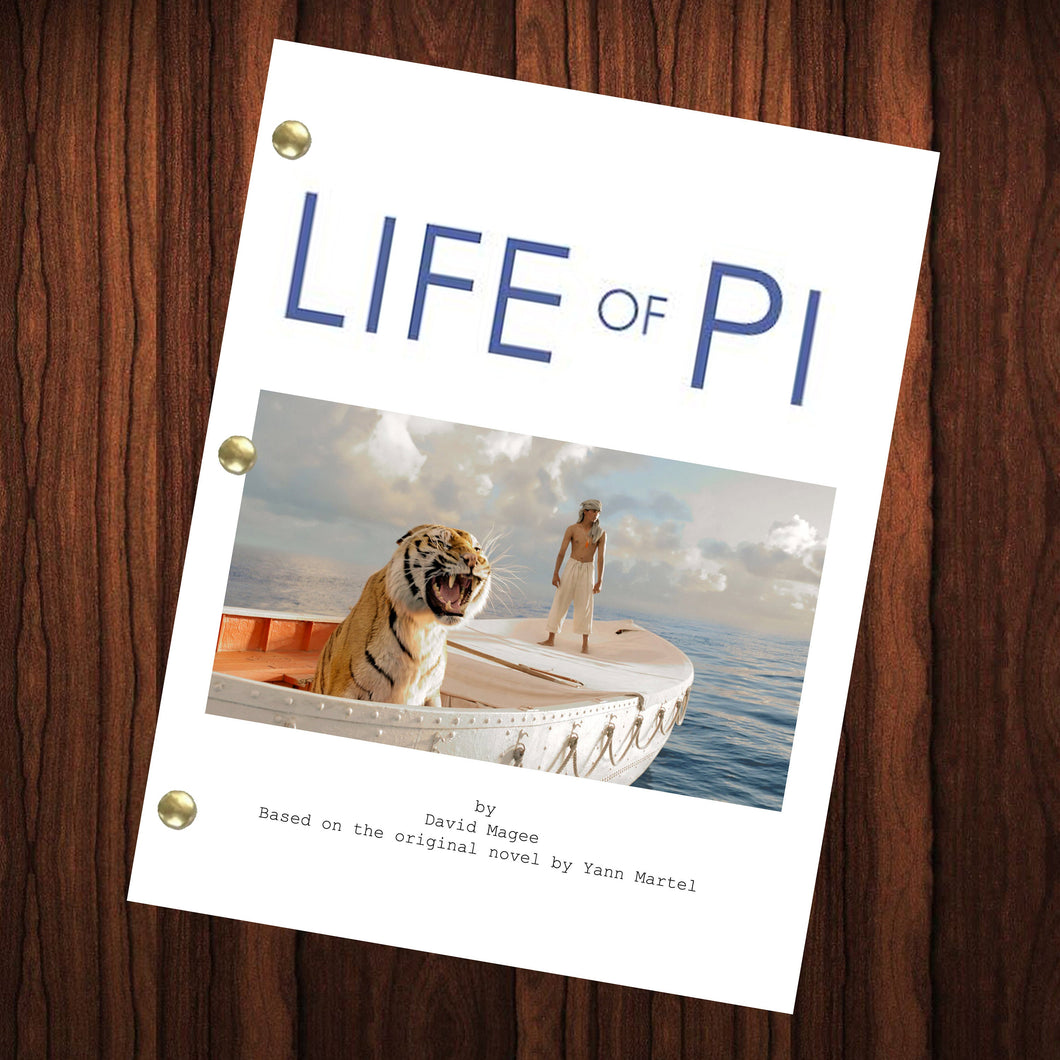 Life Of Pi Movie Script Reprint Full Screenplay Full Script