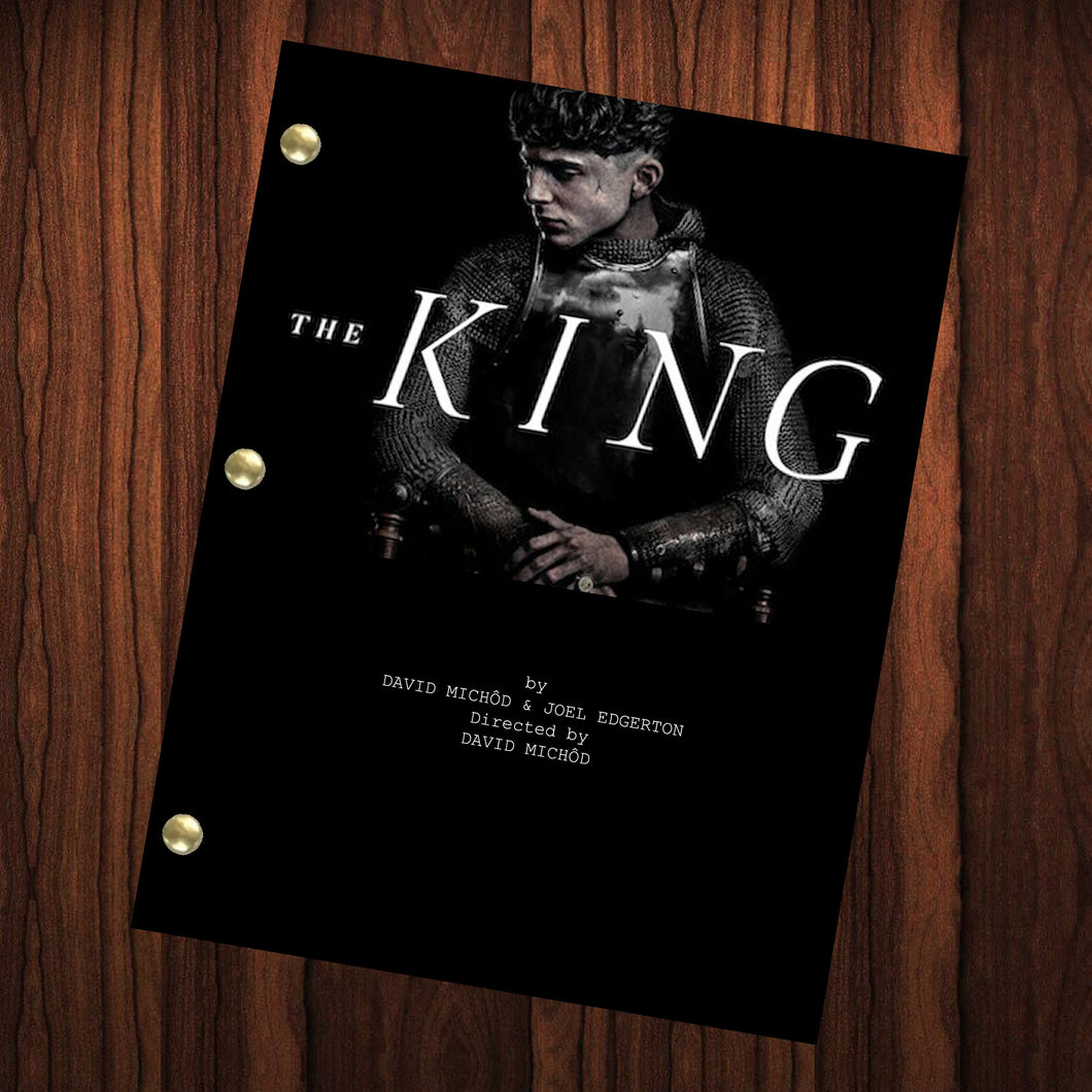 The King Movie Script Reprint Full Screenplay Full Script
