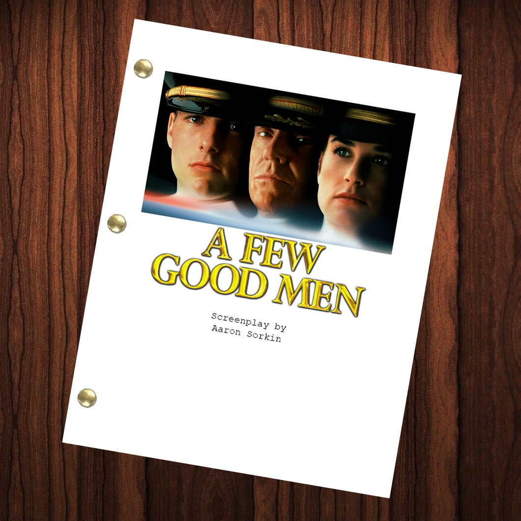 A Few Good Men Movie Script Reprint Full Screenplay Full Script