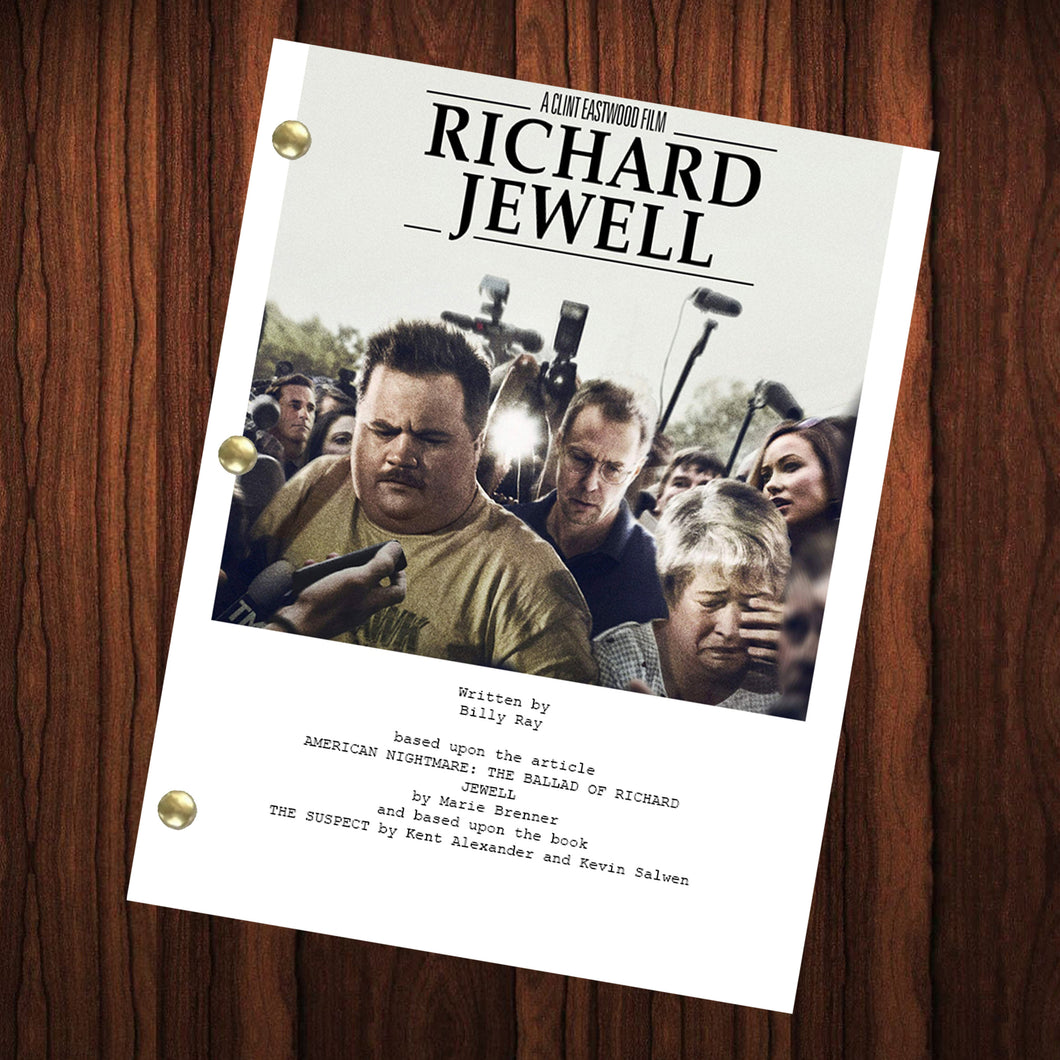 Richard Jewell Movie Script Reprint Full Screenplay Full Script