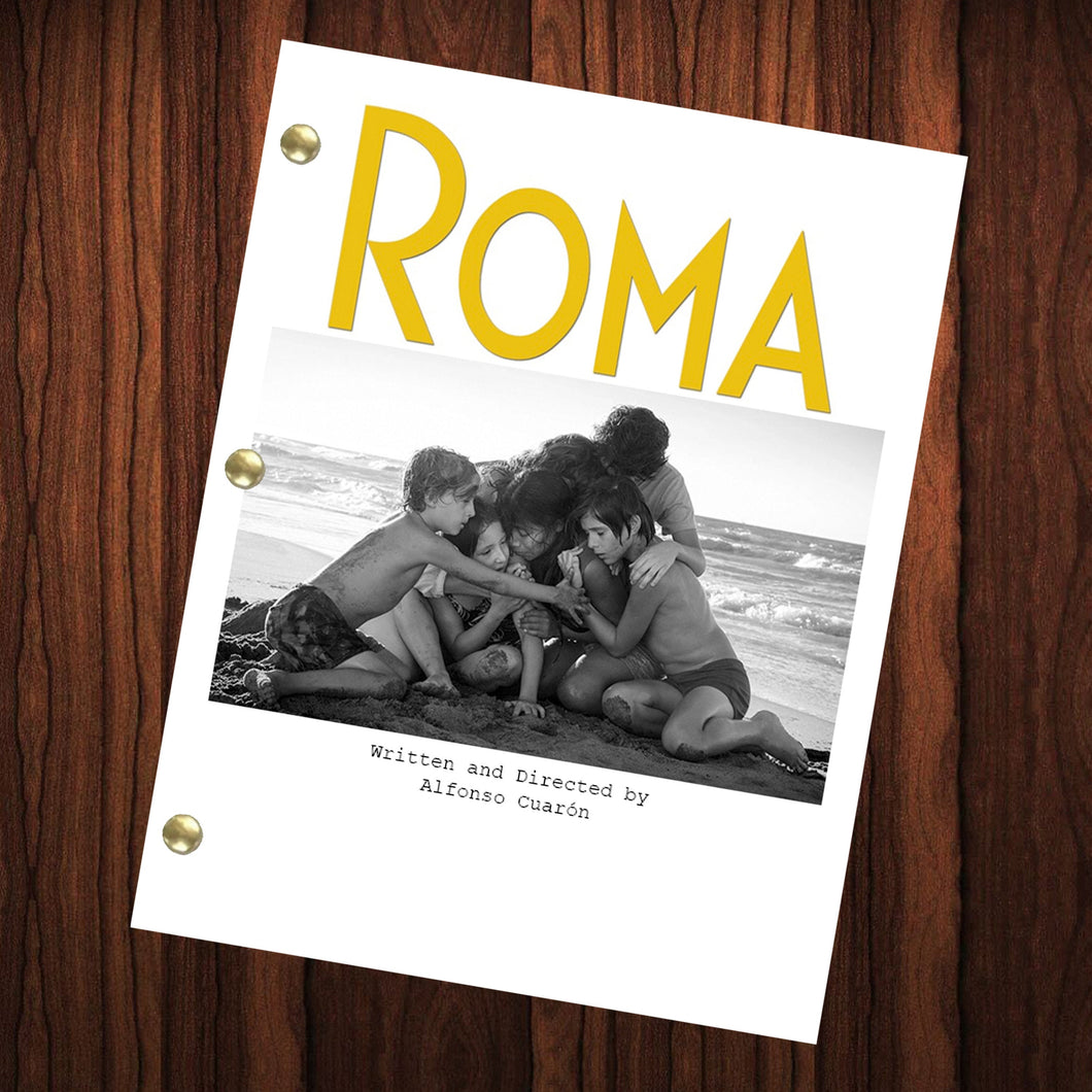 Roma Movie Script Reprint Full Screenplay Full Script