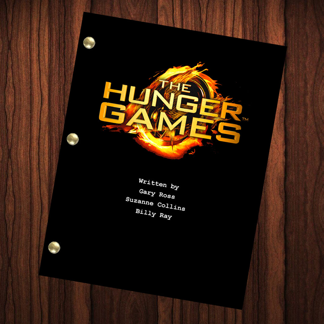The Hunger Games Movie Script Reprint Full Screenplay Full Script