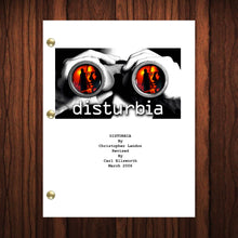 Load image into Gallery viewer, Disturbia Movie Script Reprint Full Screenplay Full Script
