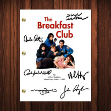 Load image into Gallery viewer, The Breakfast Club Movie Script Reprint Autographed Cast Signed Full Screenplay Full Script
