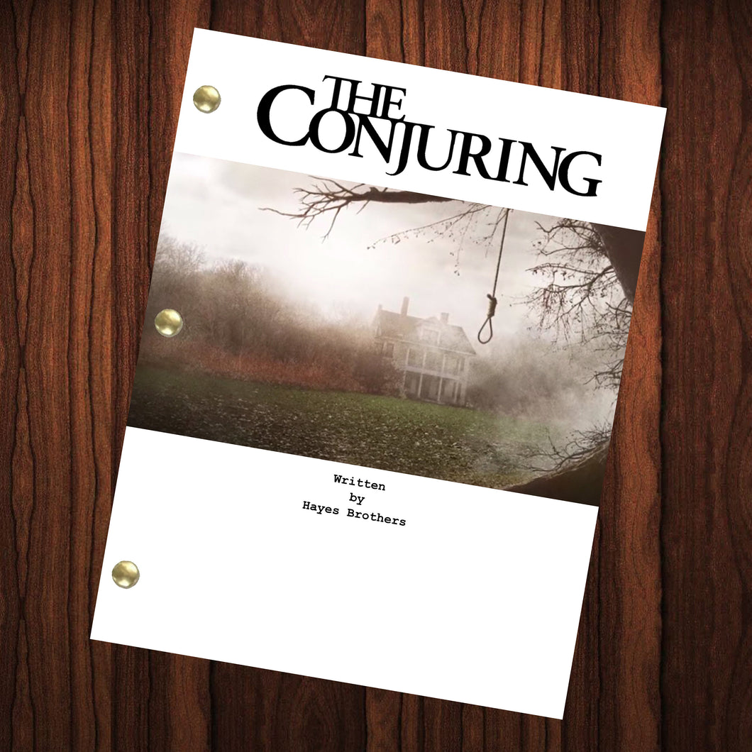 The Conjuring Movie Script Reprint Full Screenplay Full Script