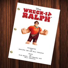 Load image into Gallery viewer, Wreck It Ralph Movie Script Reprint Full Screenplay Full Script Wreck-It
