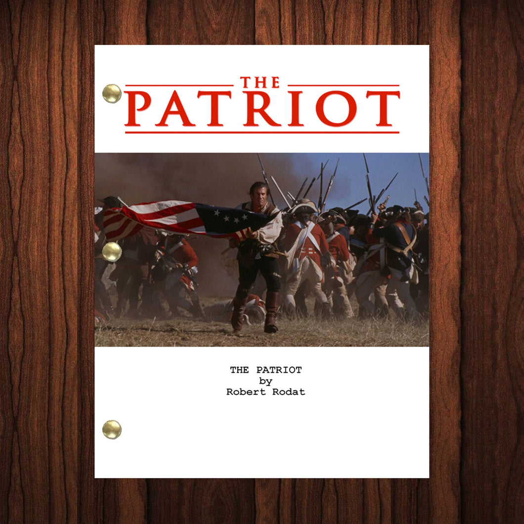 The Patriot Movie Script Reprint Full Screenplay Full Script Patriot