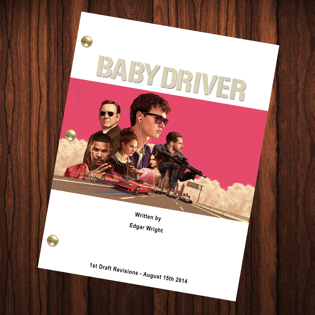 Baby Driver Movie Script Reprint Full Screenplay Full Script