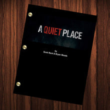 Load image into Gallery viewer, A Quiet Place Movie Script Reprint Full Screenplay Full Script Horror Movie
