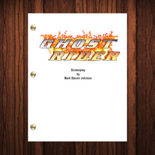 Load image into Gallery viewer, Ghost Rider Movie Script Reprint Full Screenplay Full Script Nicolas Cage

