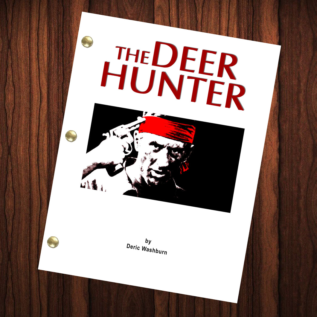 The Deer Hunter Movie Script Reprint Full Screenplay Full Script Robert De Niro Christopher Walken