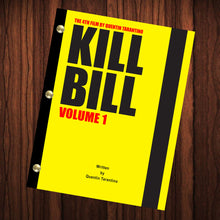 Load image into Gallery viewer, Kill Bill Movie Script Reprint Full Screenplay Full Script Kill Bill: Volume 1 Uma Thurman Quentin Tarantino
