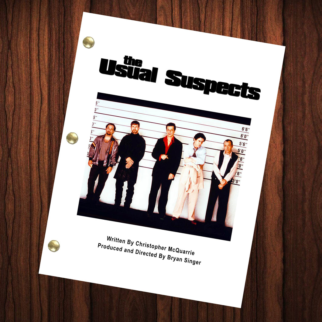 The Usual Suspects Movie Script Reprint Full Screenplay Full Script