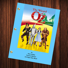 Load image into Gallery viewer, The Wizard Of Oz Movie Script Reprint Full Screenplay Full Script Judy Garland Ray Bolger The Tin Man Wicked Witch of the West
