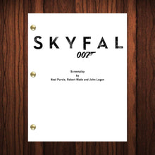 Load image into Gallery viewer, Skyfall James Bond Movie Script Reprint Full Screenplay Full Script Daniel Craig 007
