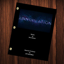 Load image into Gallery viewer, Annihilation Movie Script Reprint Full Screenplay Full Script Natalie Portman Tessa Thompson Jennifer Jason Leigh
